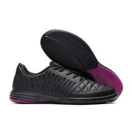 Mesh MD Shock Absorption Training Shoes Flat Bottom (Option: Black purple-39)