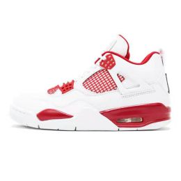 Men's And Women's Basketball Shoes Factory Wholesale (Option: White Red-36)