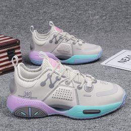 Cotton Candy Basketball Shoes Men's Sneakers (Option: Cotton Candy-36)