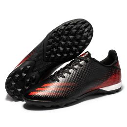 Football Shoes, Rubber Nails, Long Nails, Artificial Turf Training Shoes (Option: Black-42)