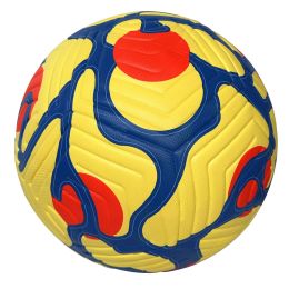 Pu Leather Hot Fit Football (Option: Yellow Orange Blue-Ball 5)