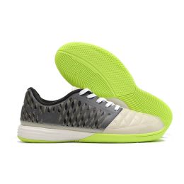 Mesh MD Shock Absorption Training Shoes Flat Bottom (Option: Gray, White And Green-39)