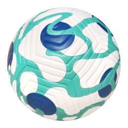 Pu Leather Hot Fit Football (Option: White Green Blue-Ball 5)