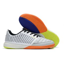 Mesh MD Shock Absorption Training Shoes Flat Bottom (Option: White Gray Orange-40)