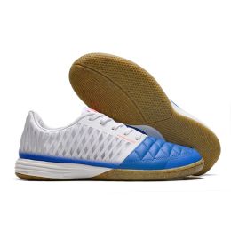 Mesh MD Shock Absorption Training Shoes Flat Bottom (Option: White Blue Card-40)