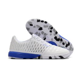 Mesh MD Shock Absorption Training Shoes Flat Bottom (Option: White Spot Blue-41)